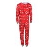 Christmas Pajamas Onesis  Matching String Lights Pattern Zipper Hood for Family - Image 3