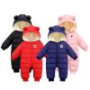 Winter Overall Baby Girls Boys Romper Warm Hooded Snowsuit Windproof Jumpsuit Coat