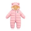 Winter Overall Baby Girls Boys Romper Warm Hooded Snowsuit Windproof Jumpsuit Coat - Image 8